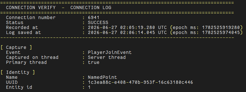connection-verify