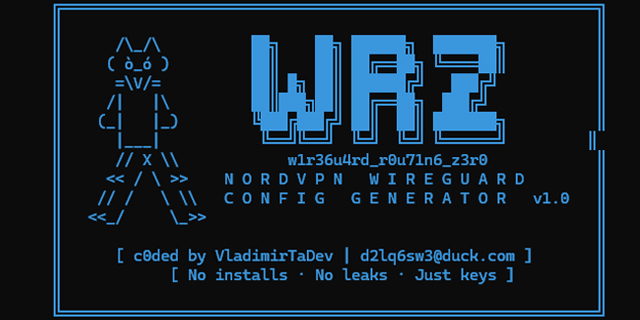nordvpn-wireguard-config