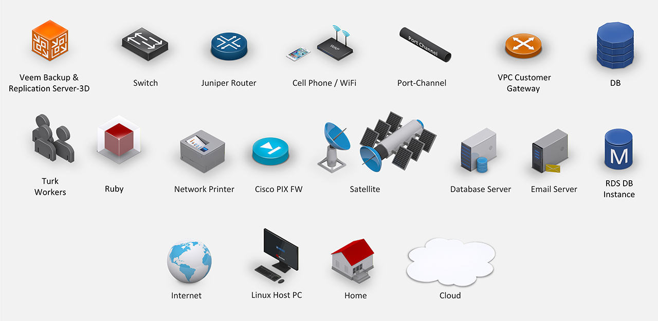 3D-Network-Symbols-Pack-Free