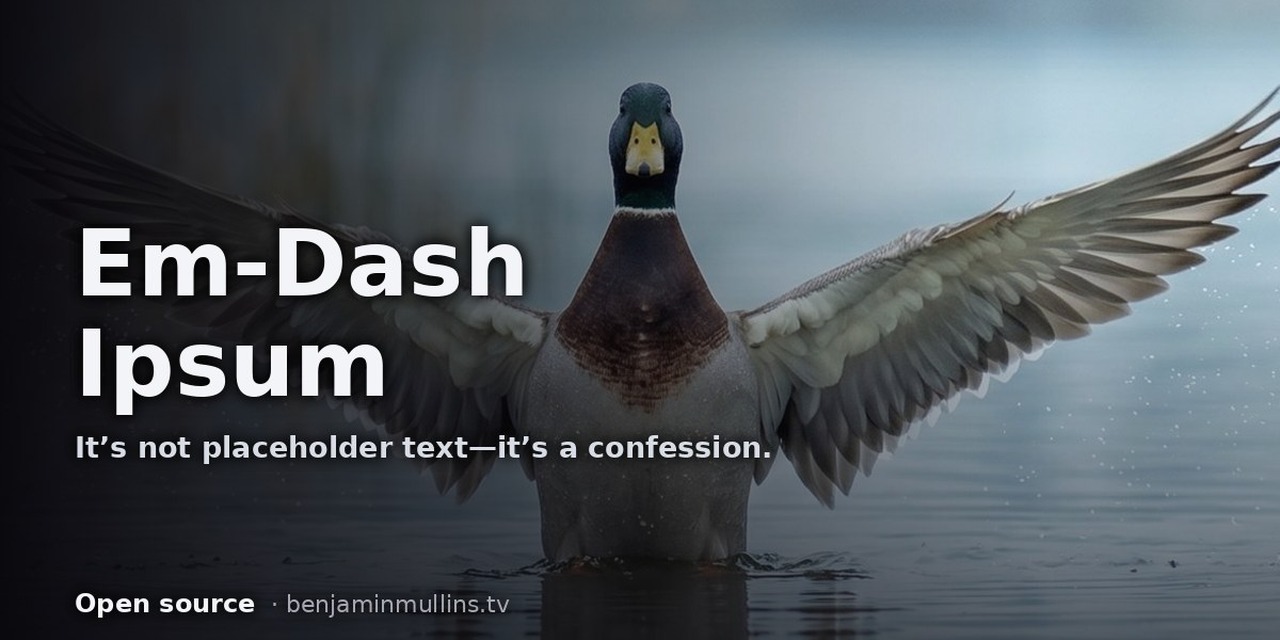 em-dash-ipsum