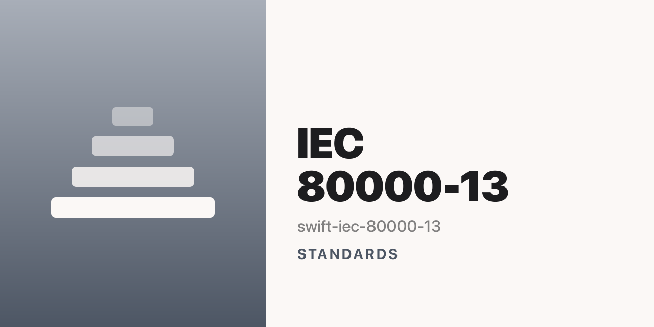 swift-iec-80000-13