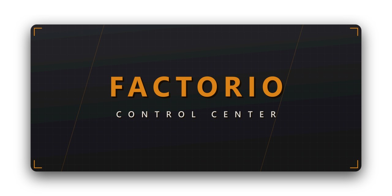 Factorio-Control-Center