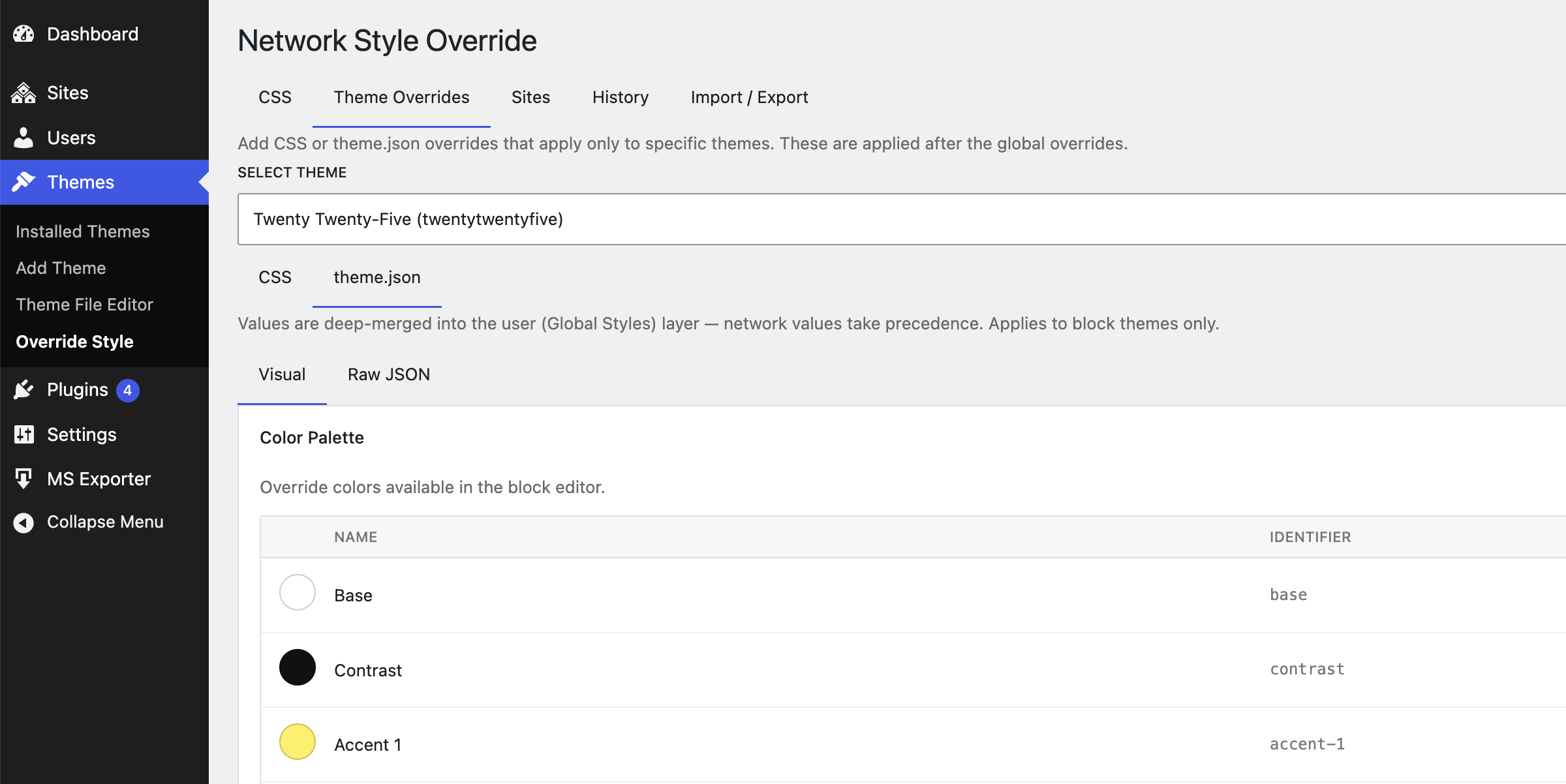 network-style-override
