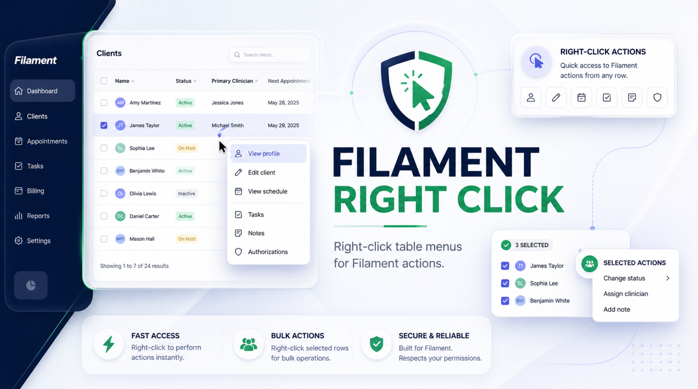 GitHub - leek/filament-right-click: Right-click table row menus for ...