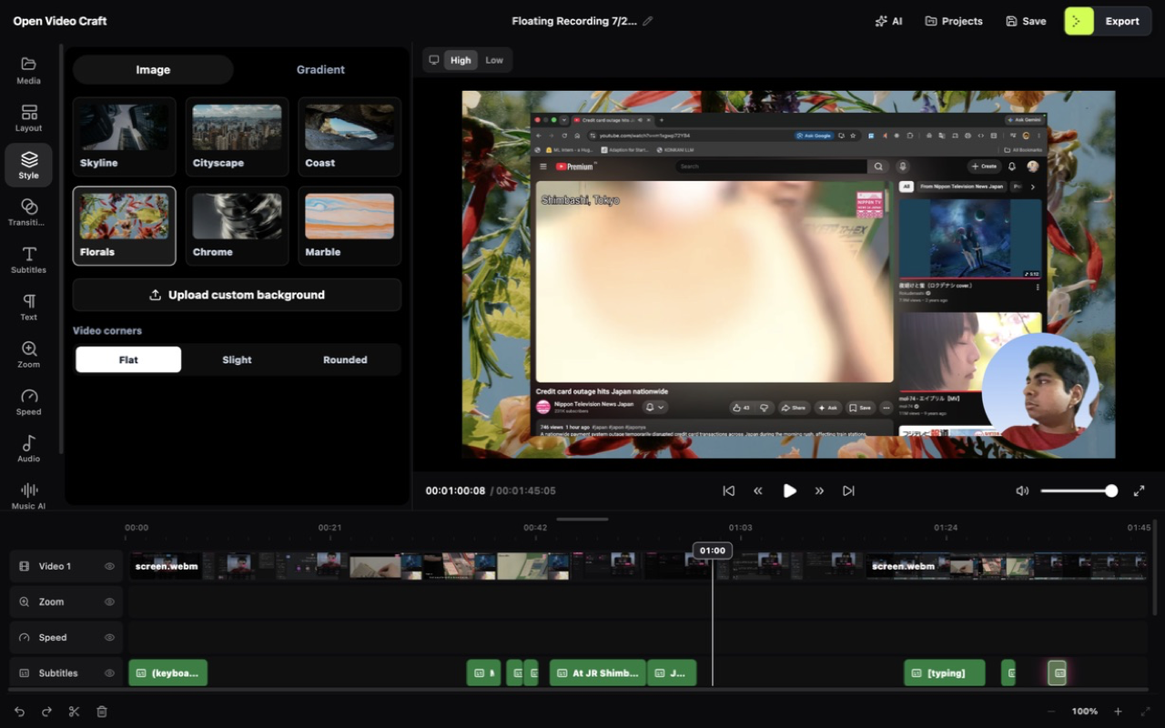 Open-Video-Craft