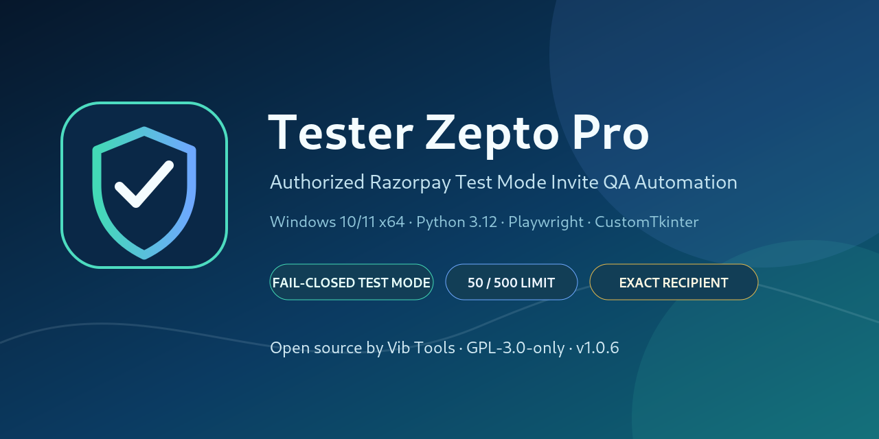 Tester-Zepto-Pro-open-source-code