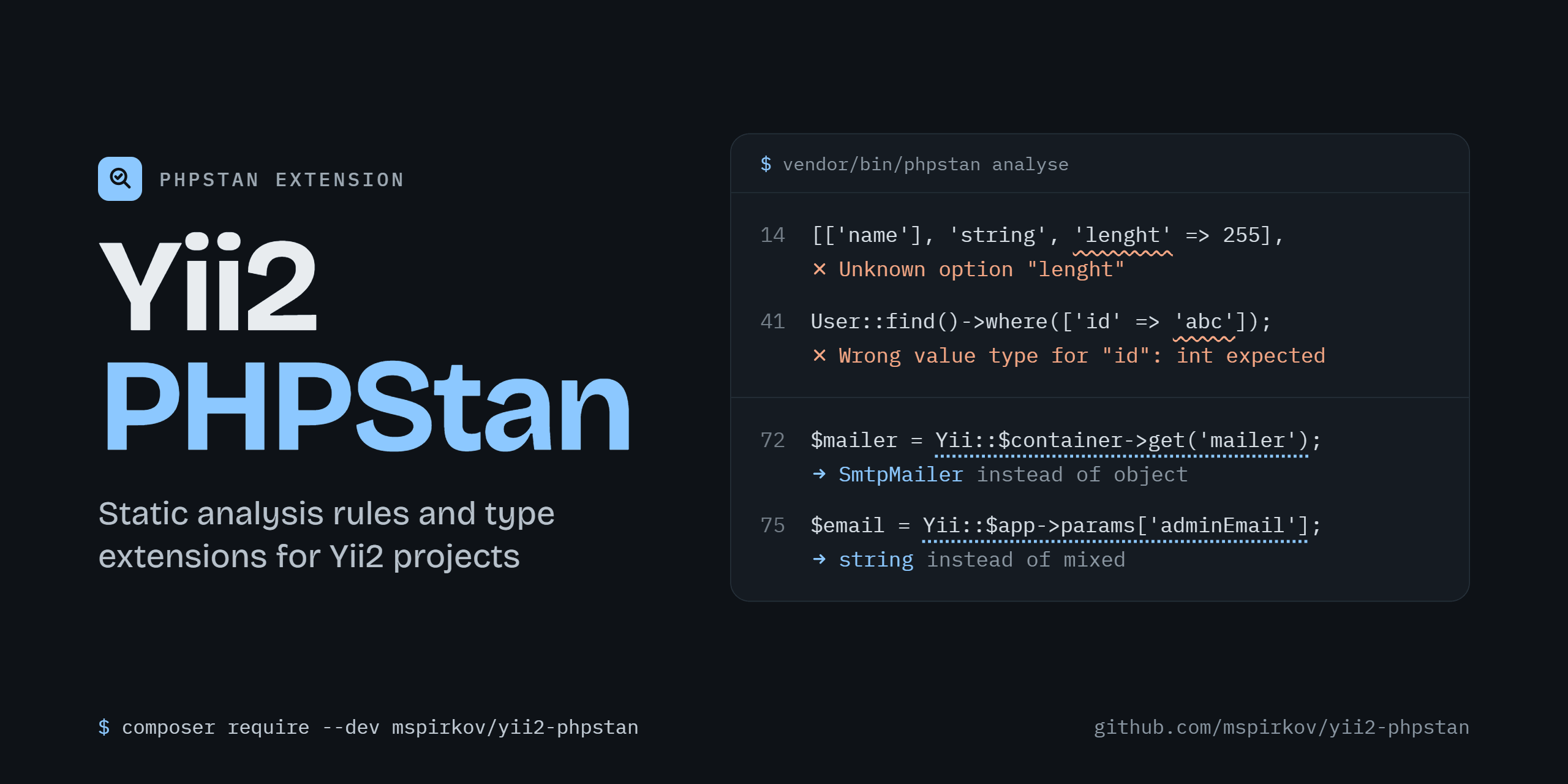 yii2-phpstan