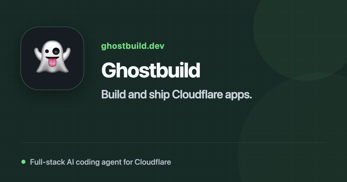 ghost-build