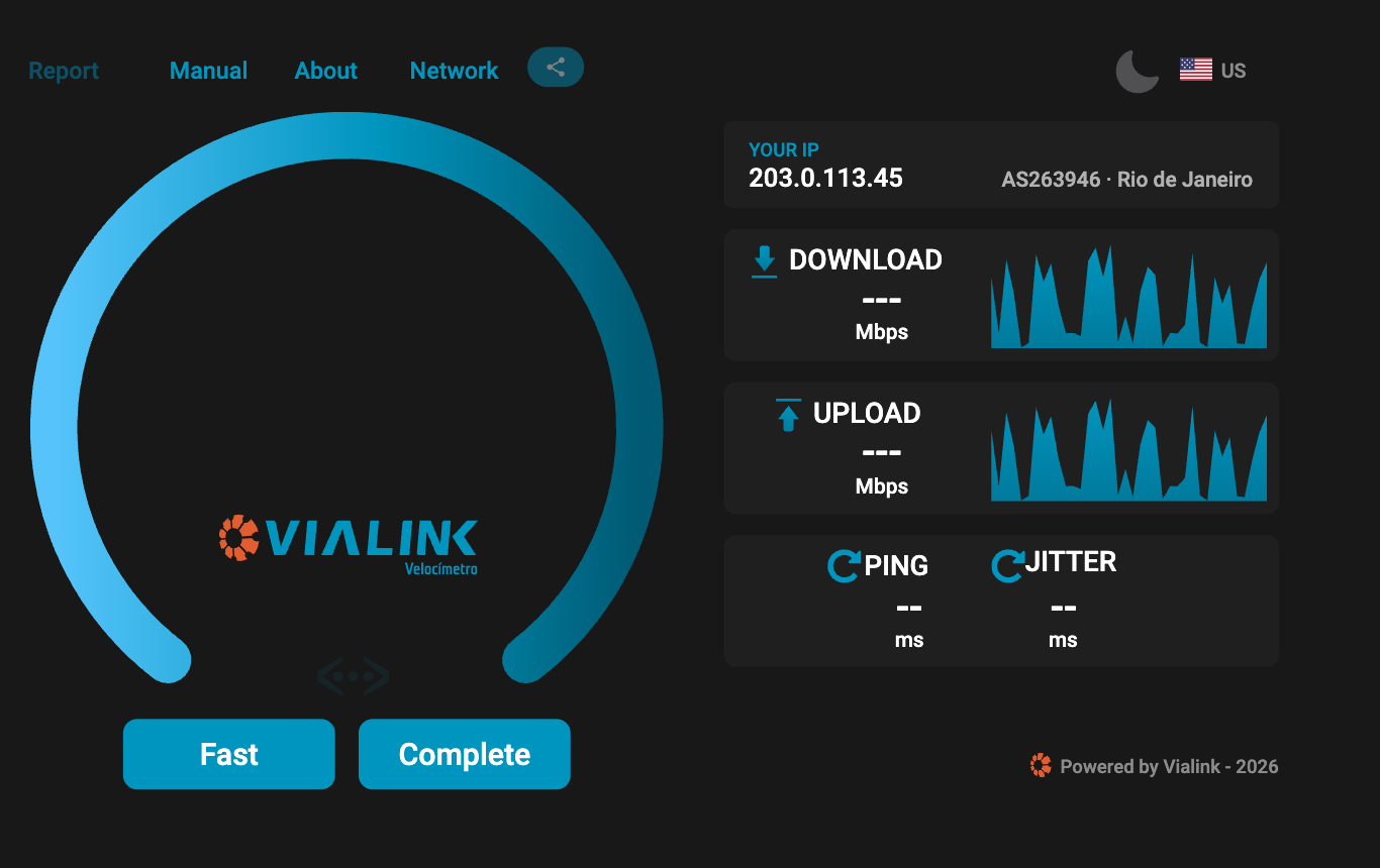 vialink-speedtest