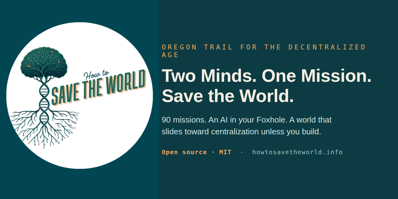 HowToSaveTheWorld