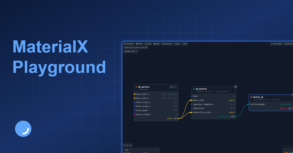 MaterialXPlayground