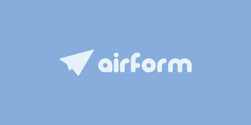 Airform - Functional HTML forms for React Developers.