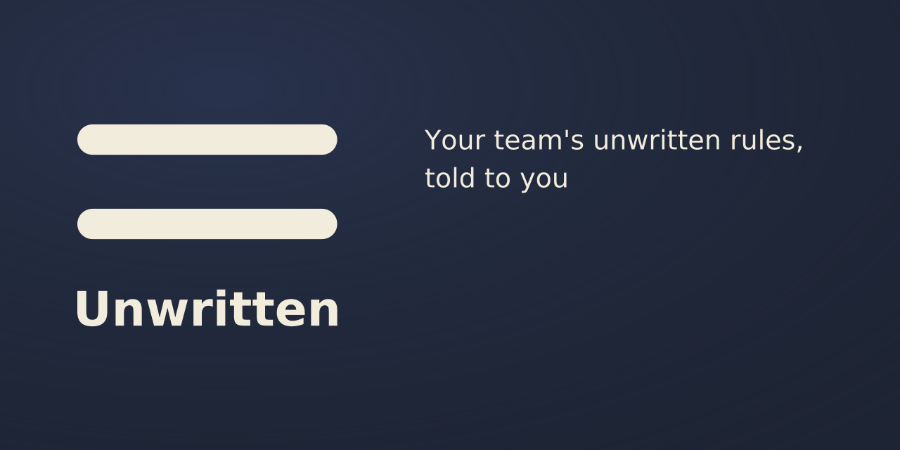 Unwritten