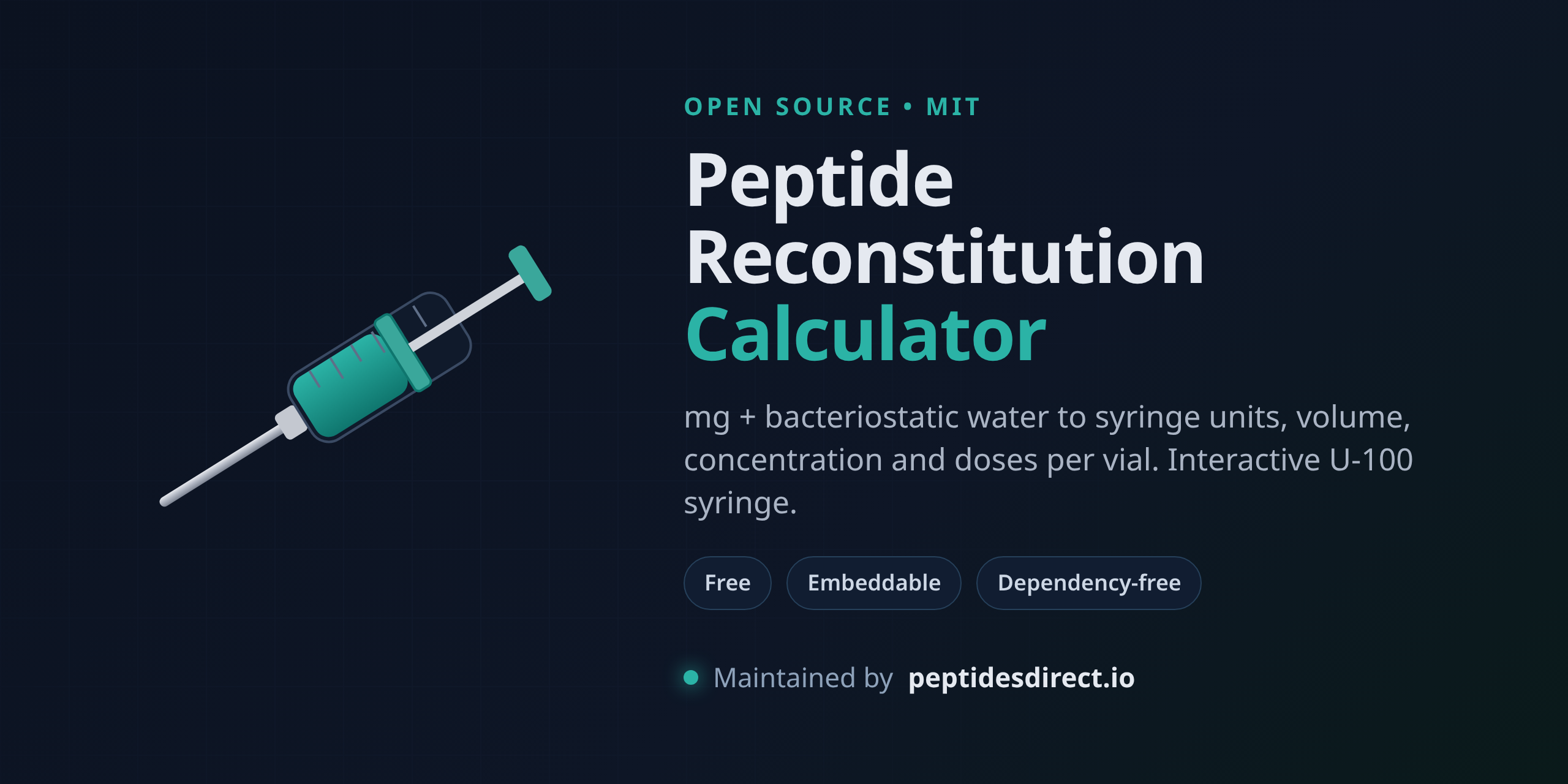 peptide-reconstitution-calculator