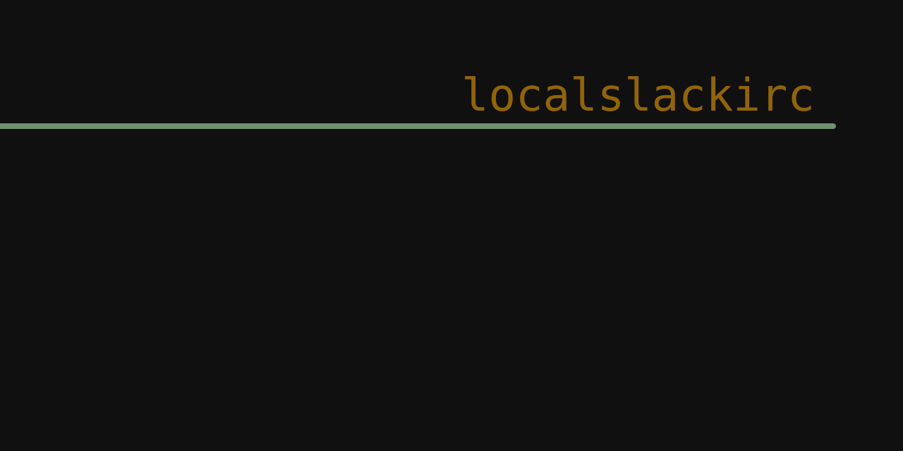 localslackirc