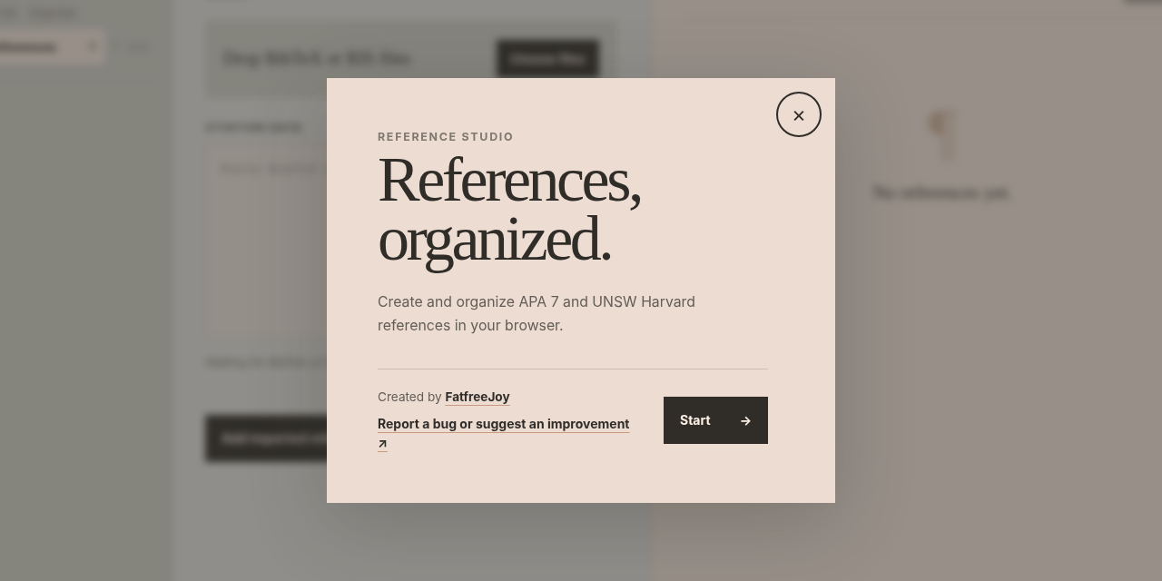 Reference-Studio