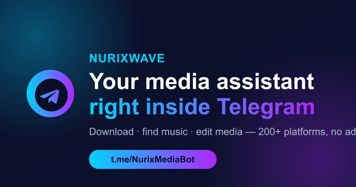 NurixMediaBot