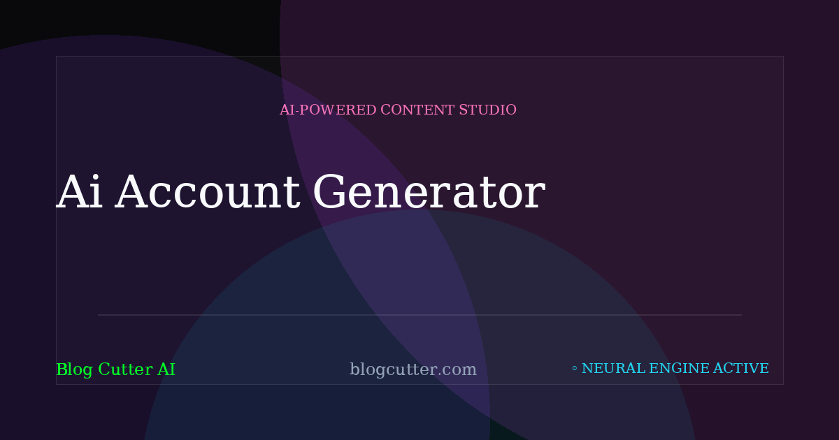 generate-any-account-you-need