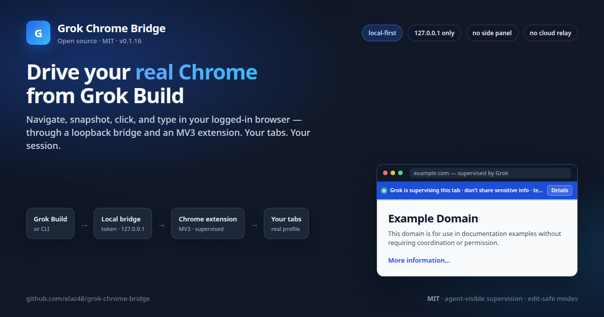 Grok Chrome Bridge