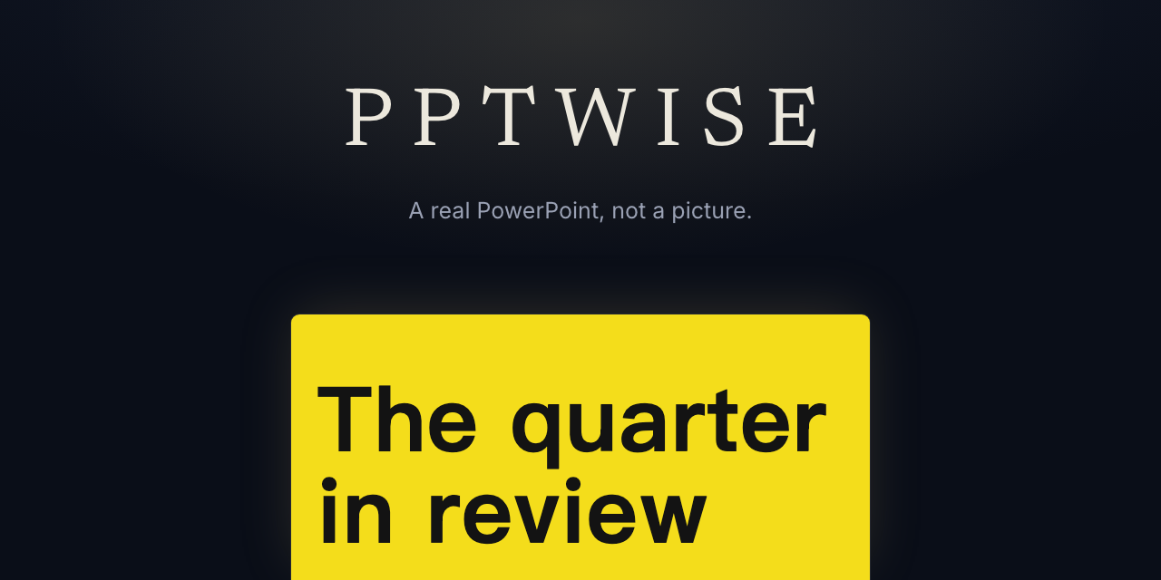pptwise