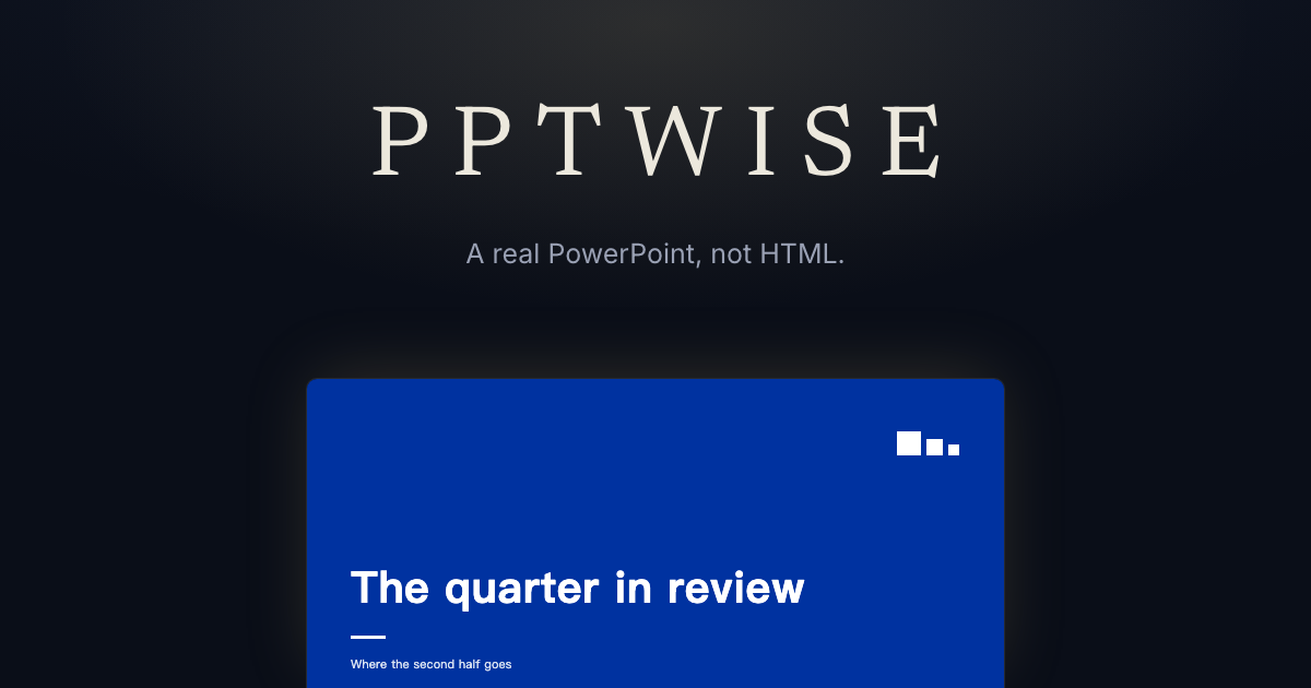 pptwise