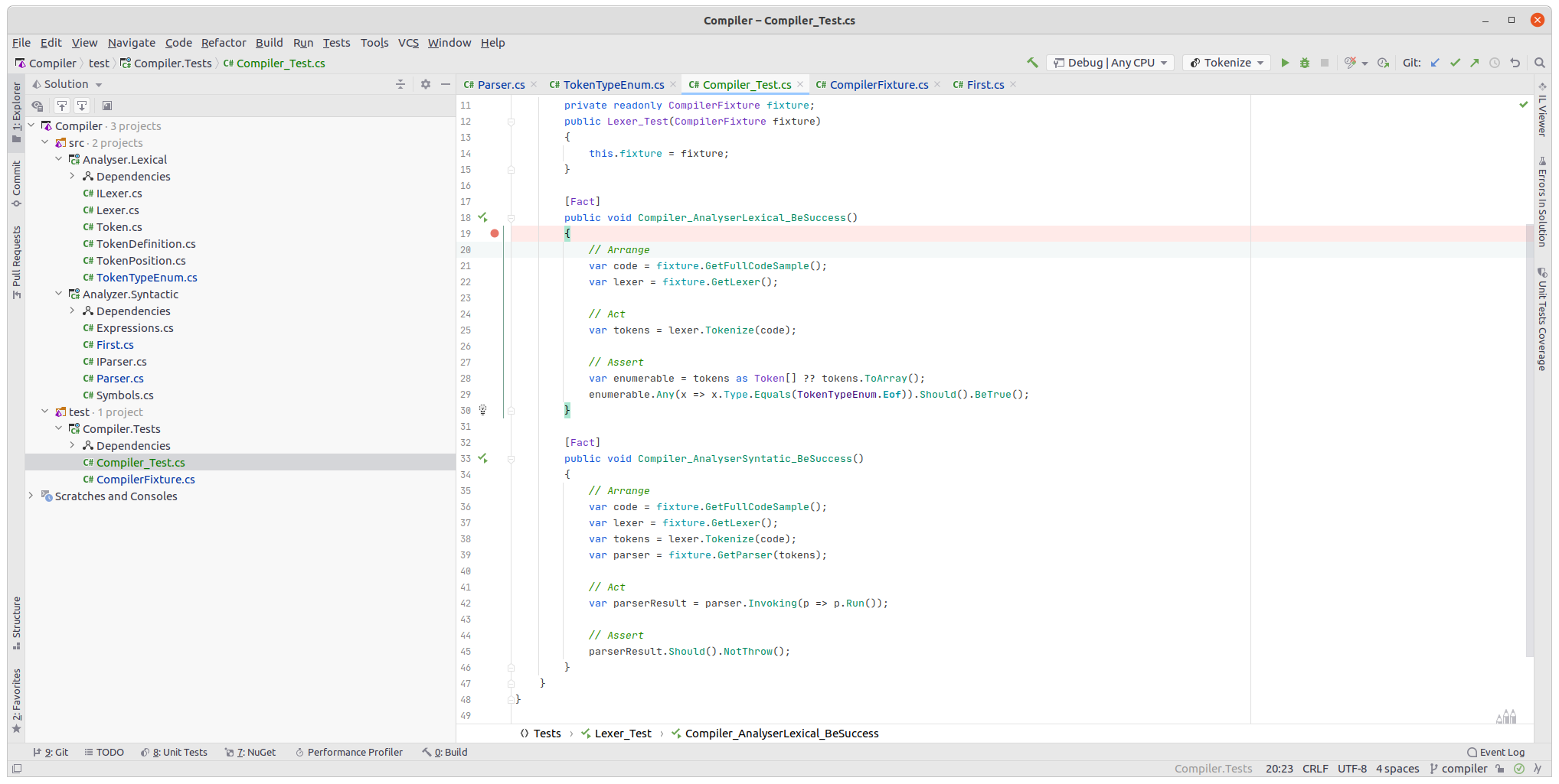 GitHub - mauriciomoccelin/compiler: Analisador léxico.
