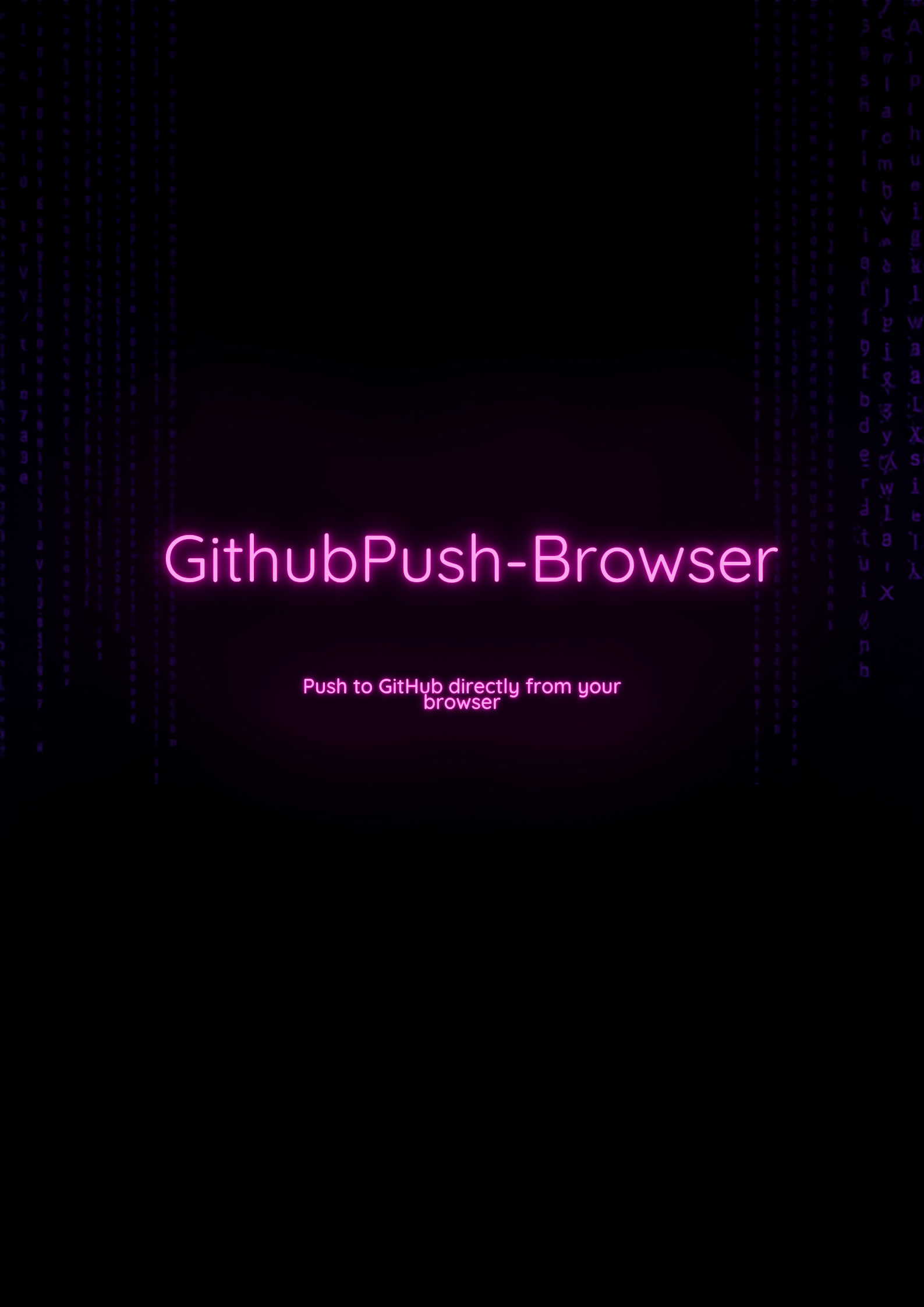 GithubPush-Browser