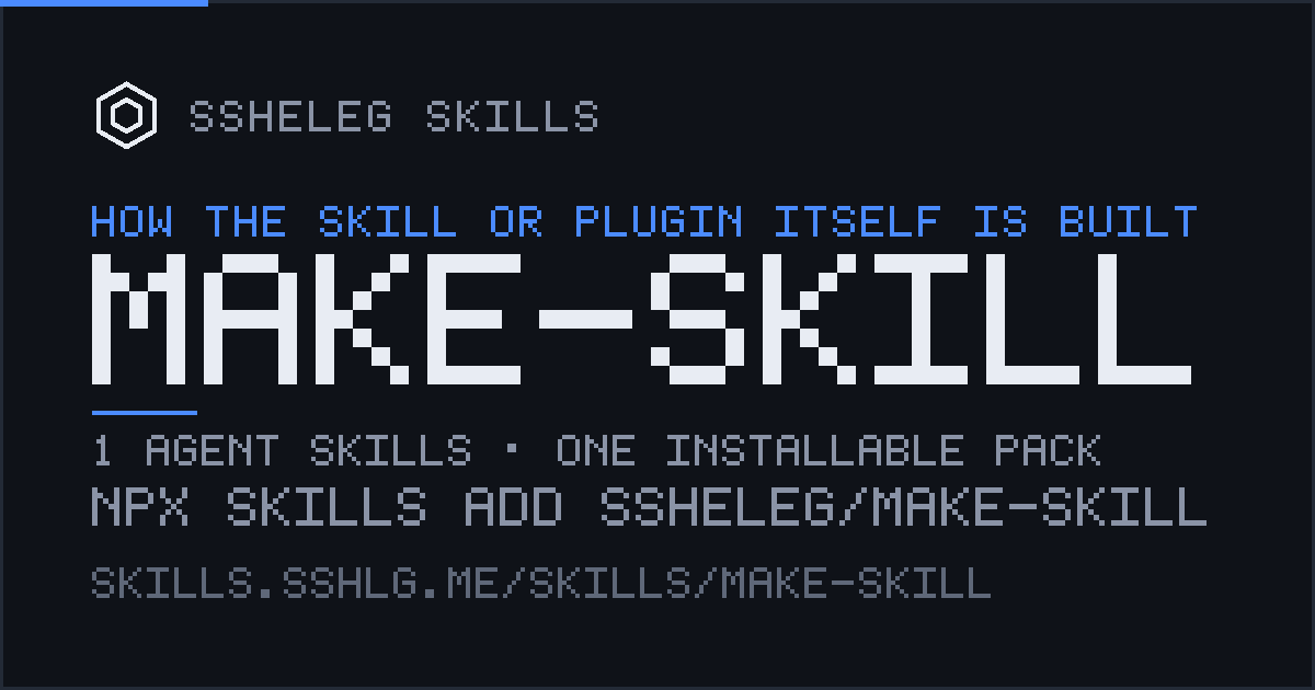 make-skill