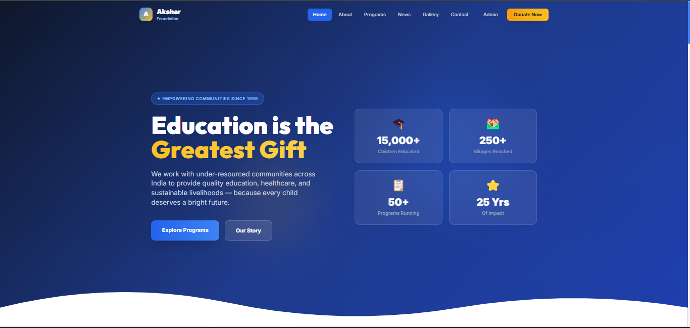 akshar-foundation-platform