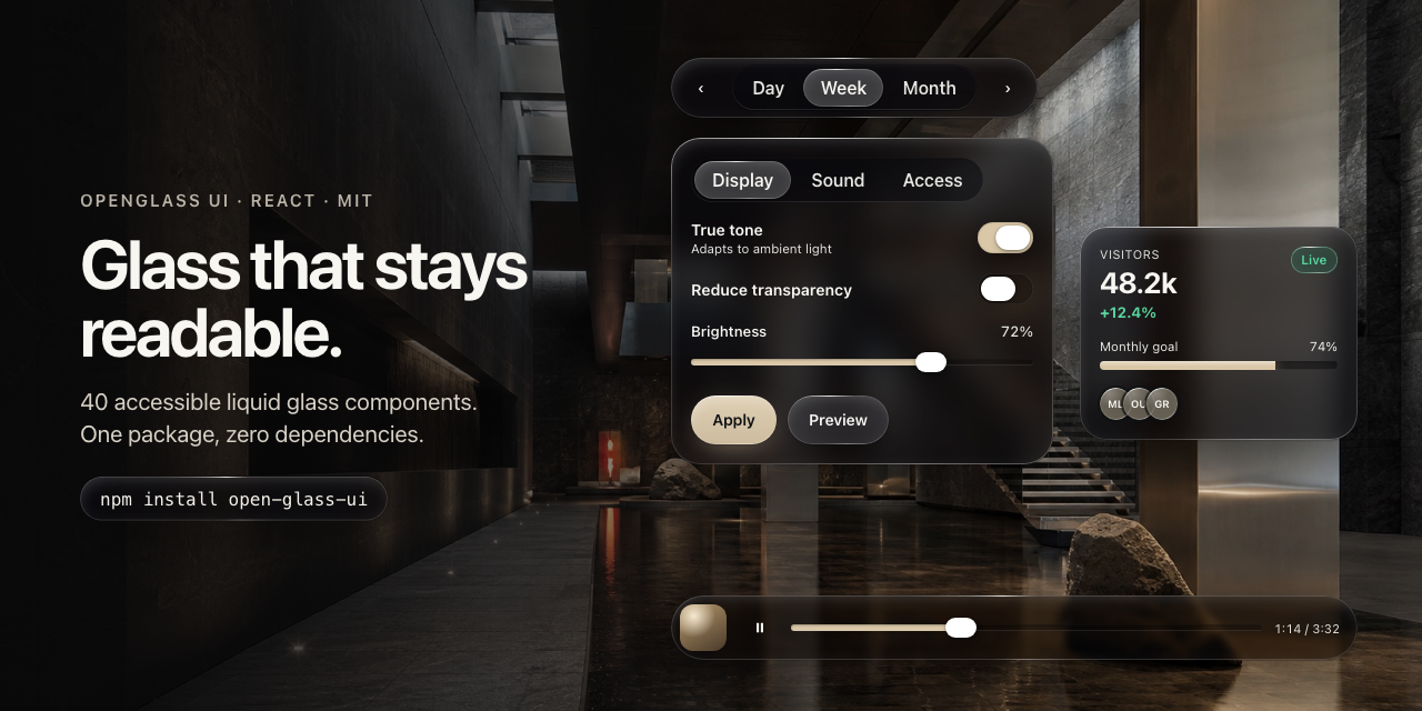 open-glass-ui