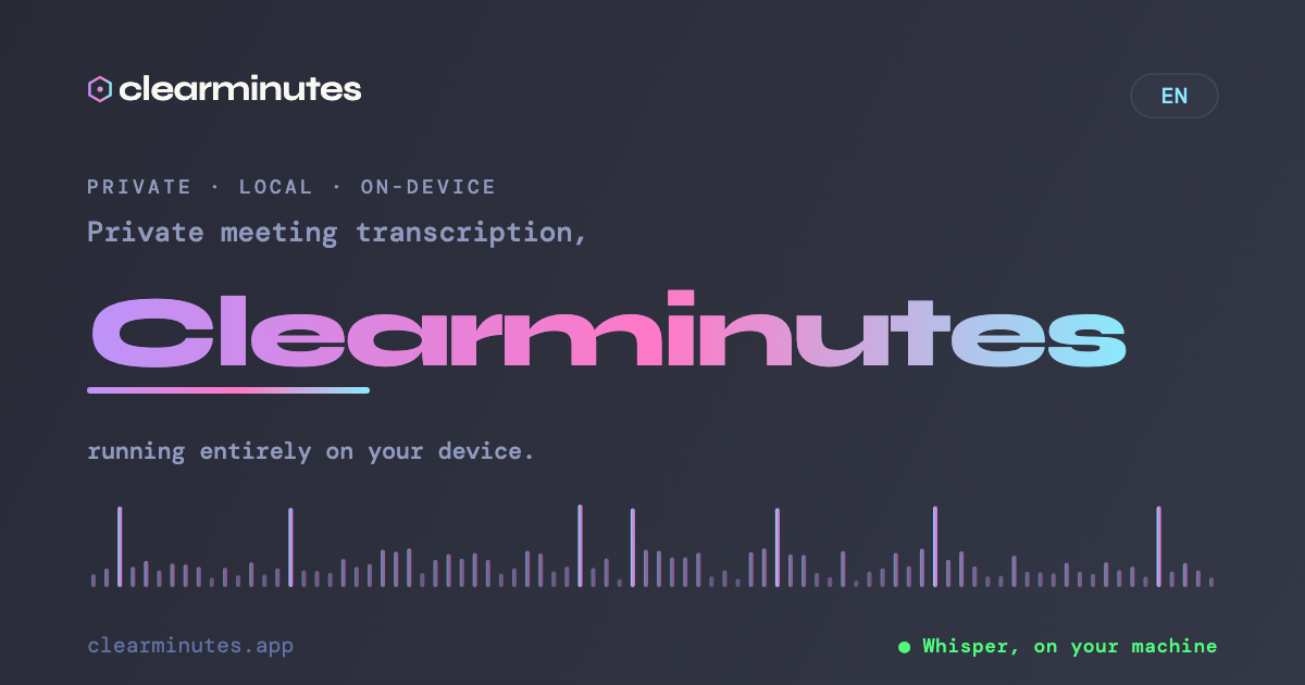 clearminutes