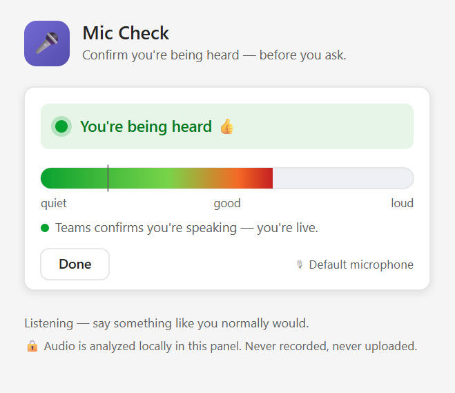 mic-check