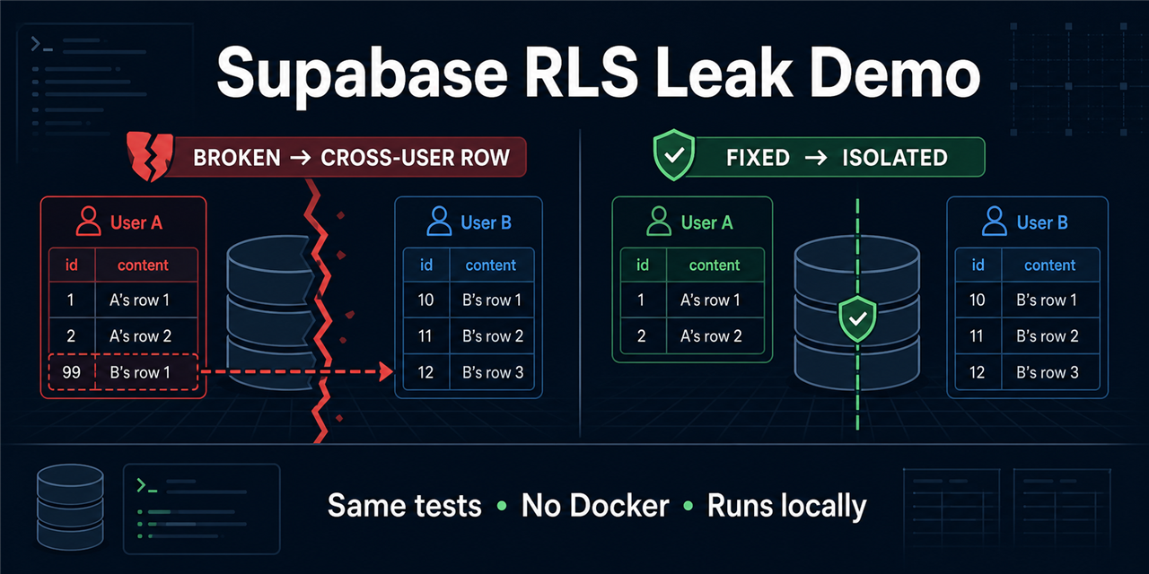 supabase-rls-leak-demo