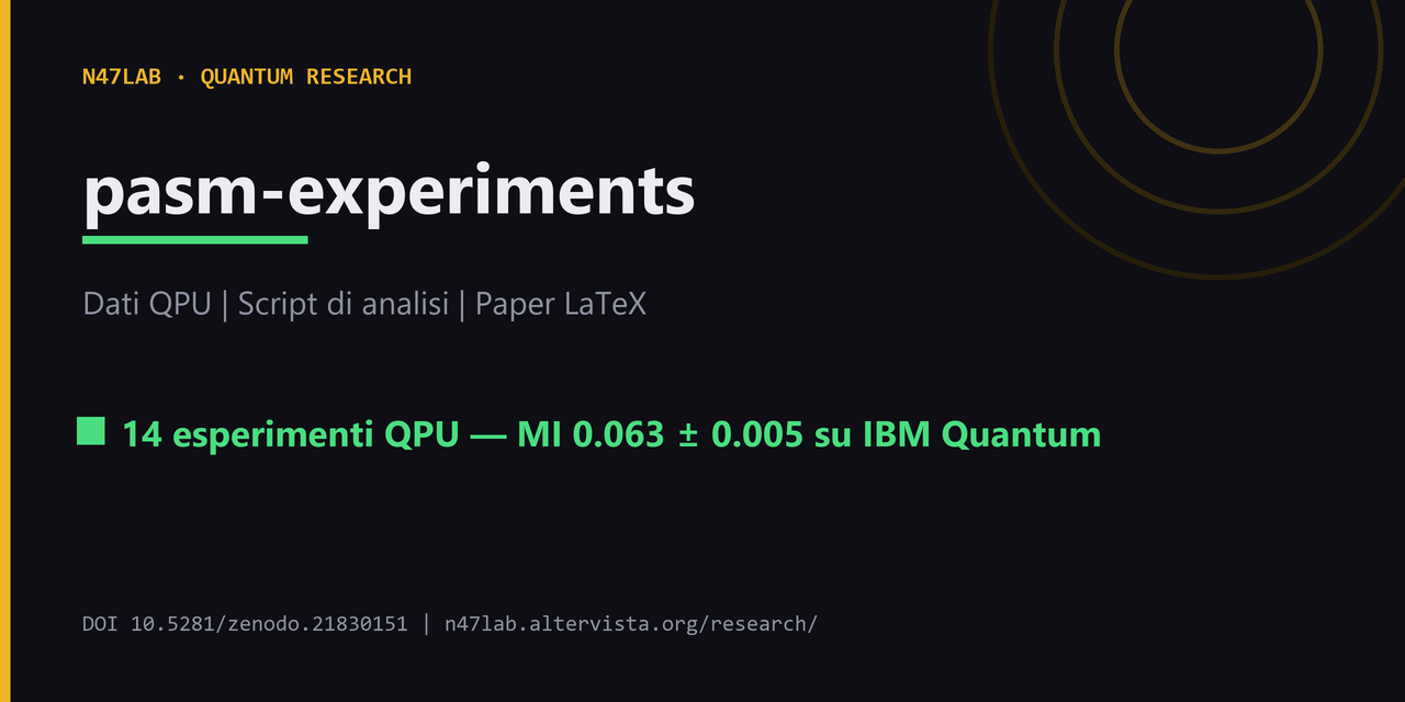 pasm-experiments