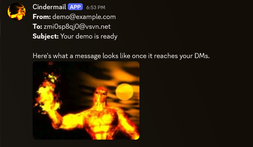 cindermail