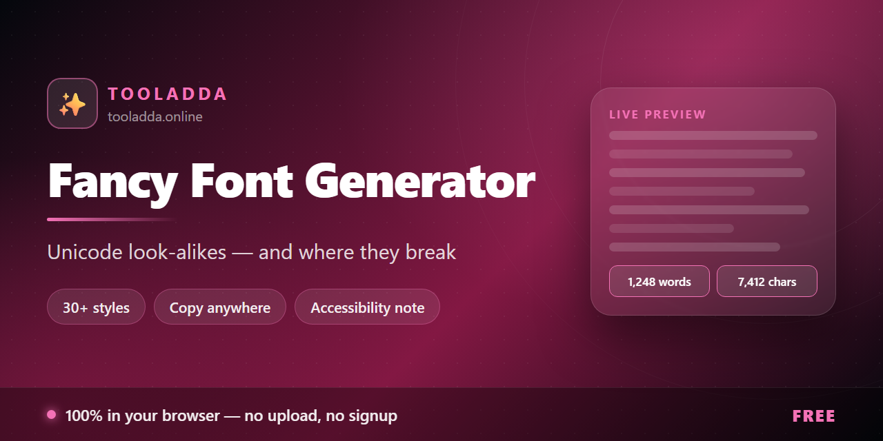 fancy-font-generator