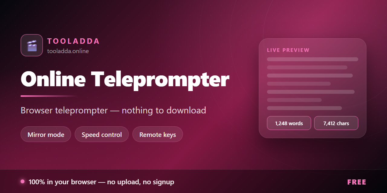 online-teleprompter