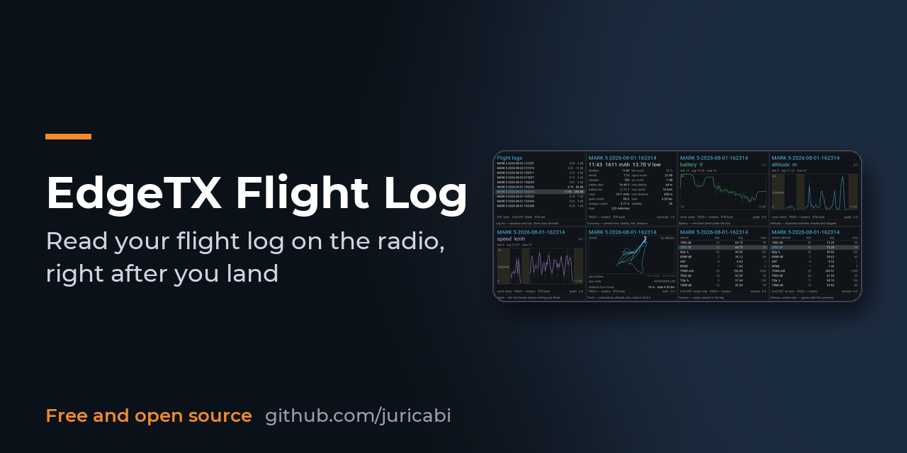 edgetx-flight-log