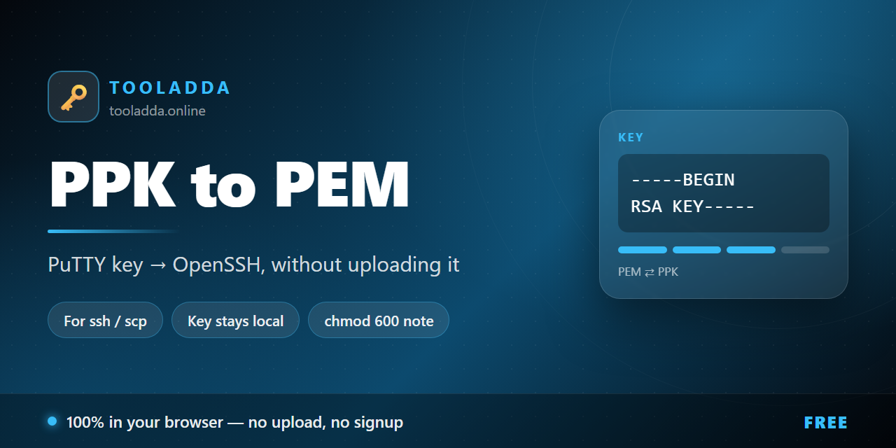 ppk-to-pem