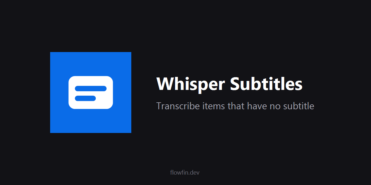 jellyfin-plugin-whisper-subtitles