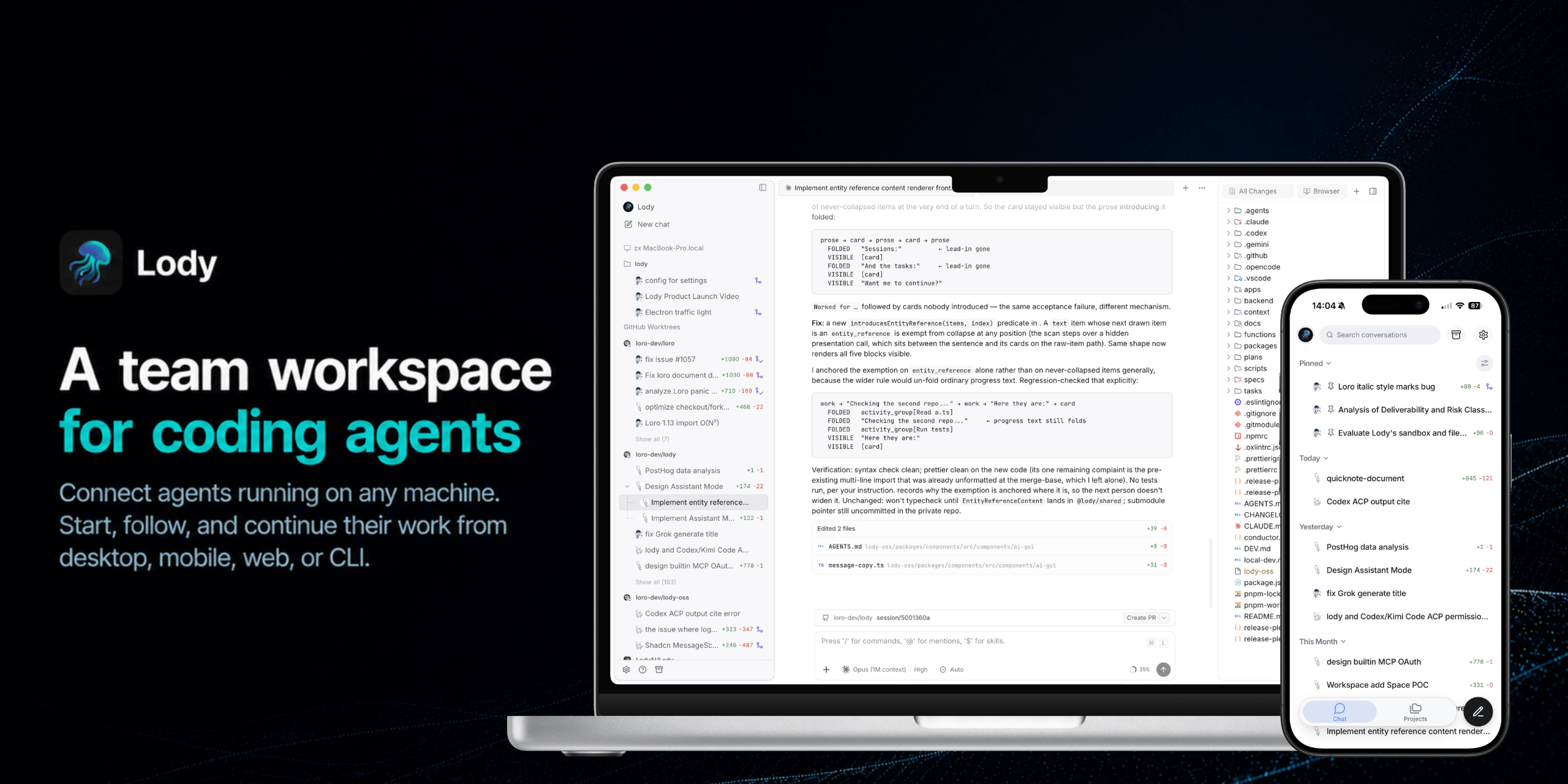 lody — Share coding agents with your team on phone and desktop - LodyAI/Lody