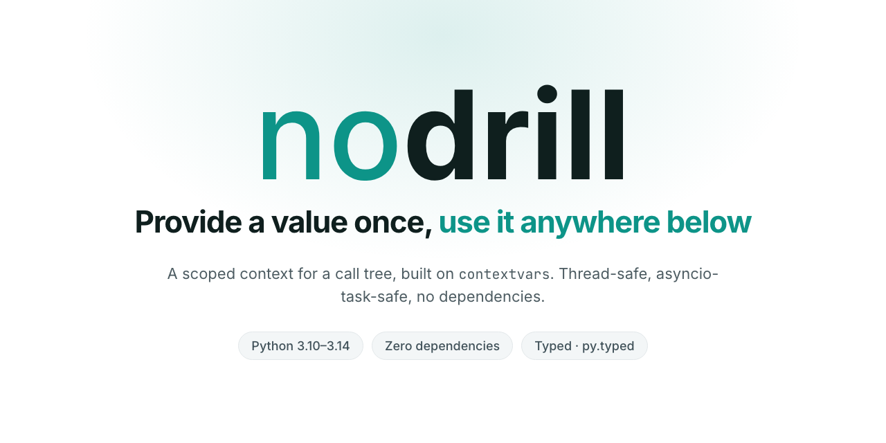 nodrill