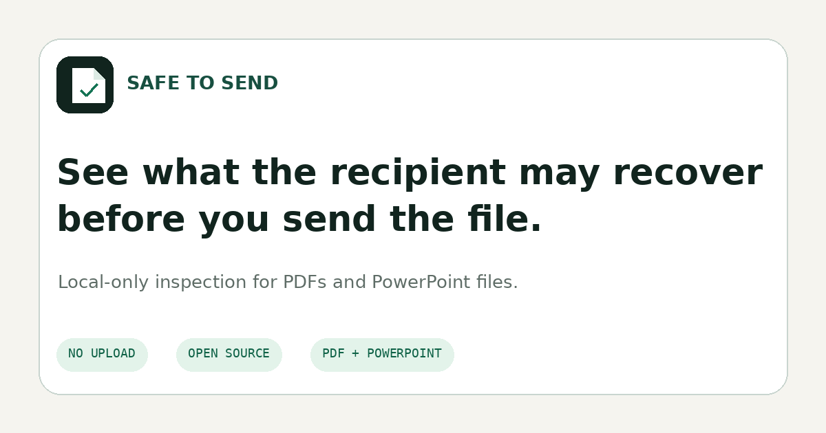 safe-to-send