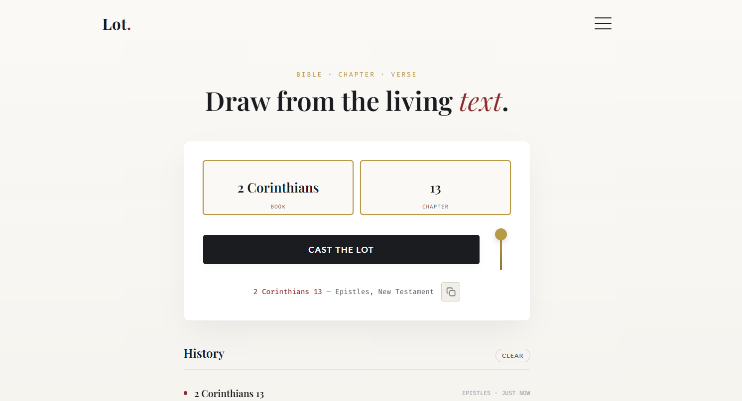 Bible-Lot