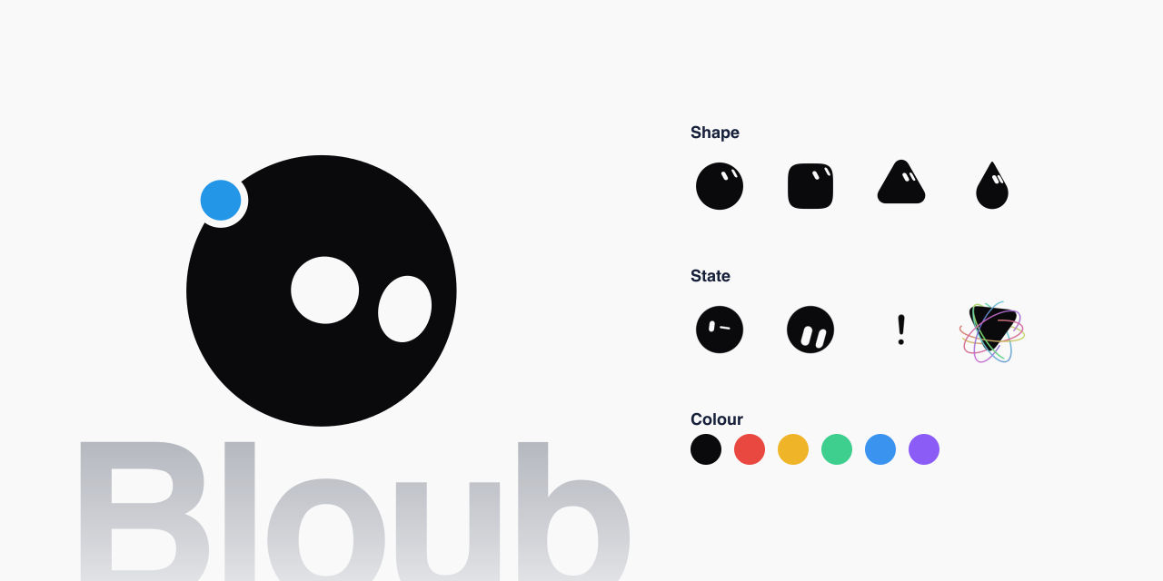 GitHub - jeremy-prt/bloub: SVG recreation of the x.ai bot avatar. One shape morphing through 14 states, measured off the reference video fra