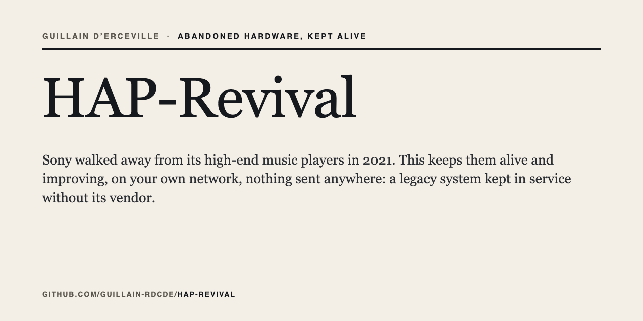 HAP-Revival