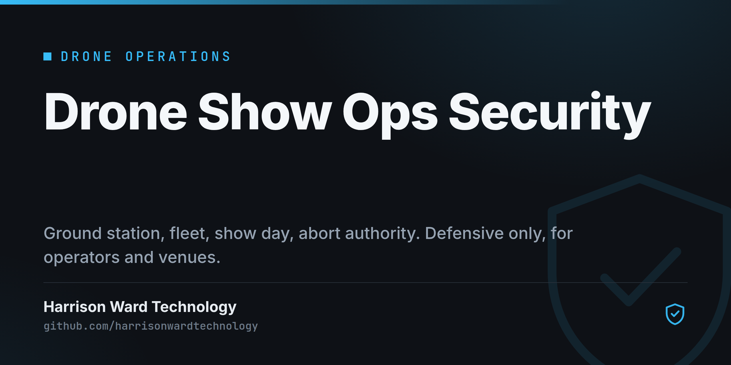 Drone-Show-Ops-Security