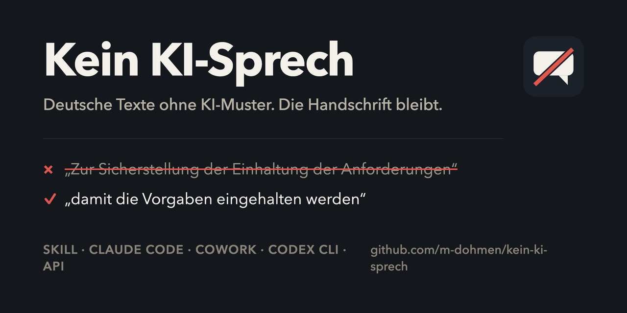 kein-ki-sprech