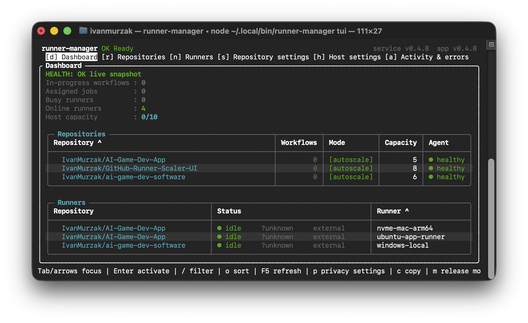 GitHub-Runner-Scaler-UI
