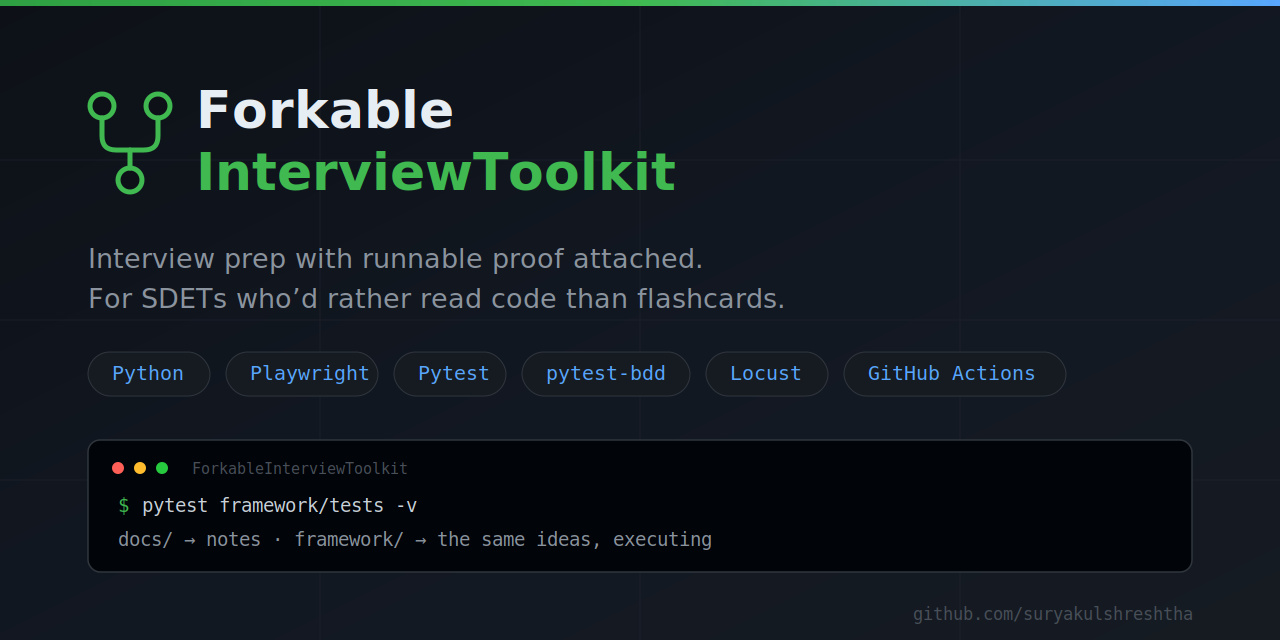 ForkableInterviewToolkit